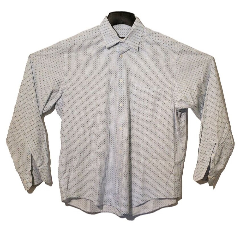 Bugatchi Uomo Men's Large Dress Casual Cotton Long Sleeve Button Down